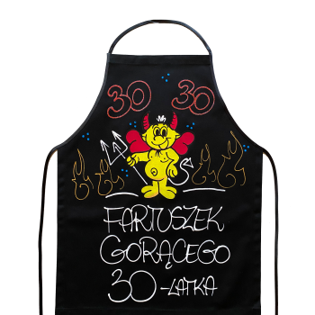 [Fb11-30] Fartuszek bawełniany FARTUSZEK GORĄCEGO 30 latka